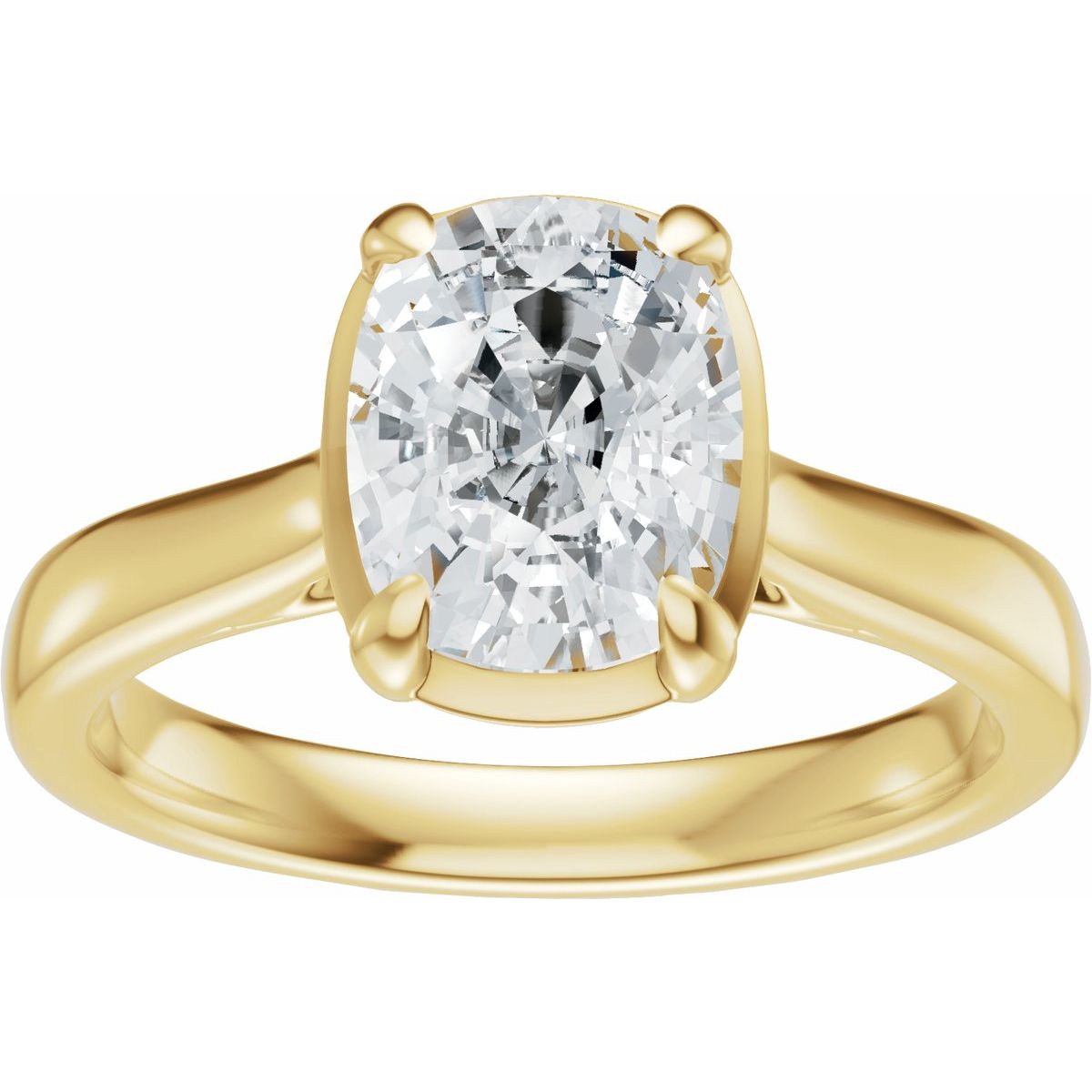 1 1/2 CTW Lab-Grown Diamond Engagement Ring in 14k yellow gold