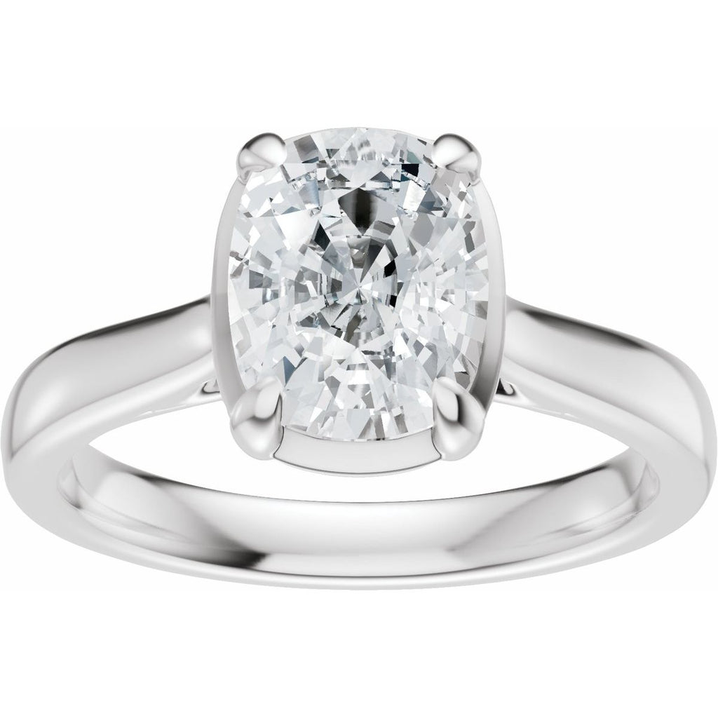 1 1/2 CTW Lab-Grown Diamond Engagement Ring in 14k white gold