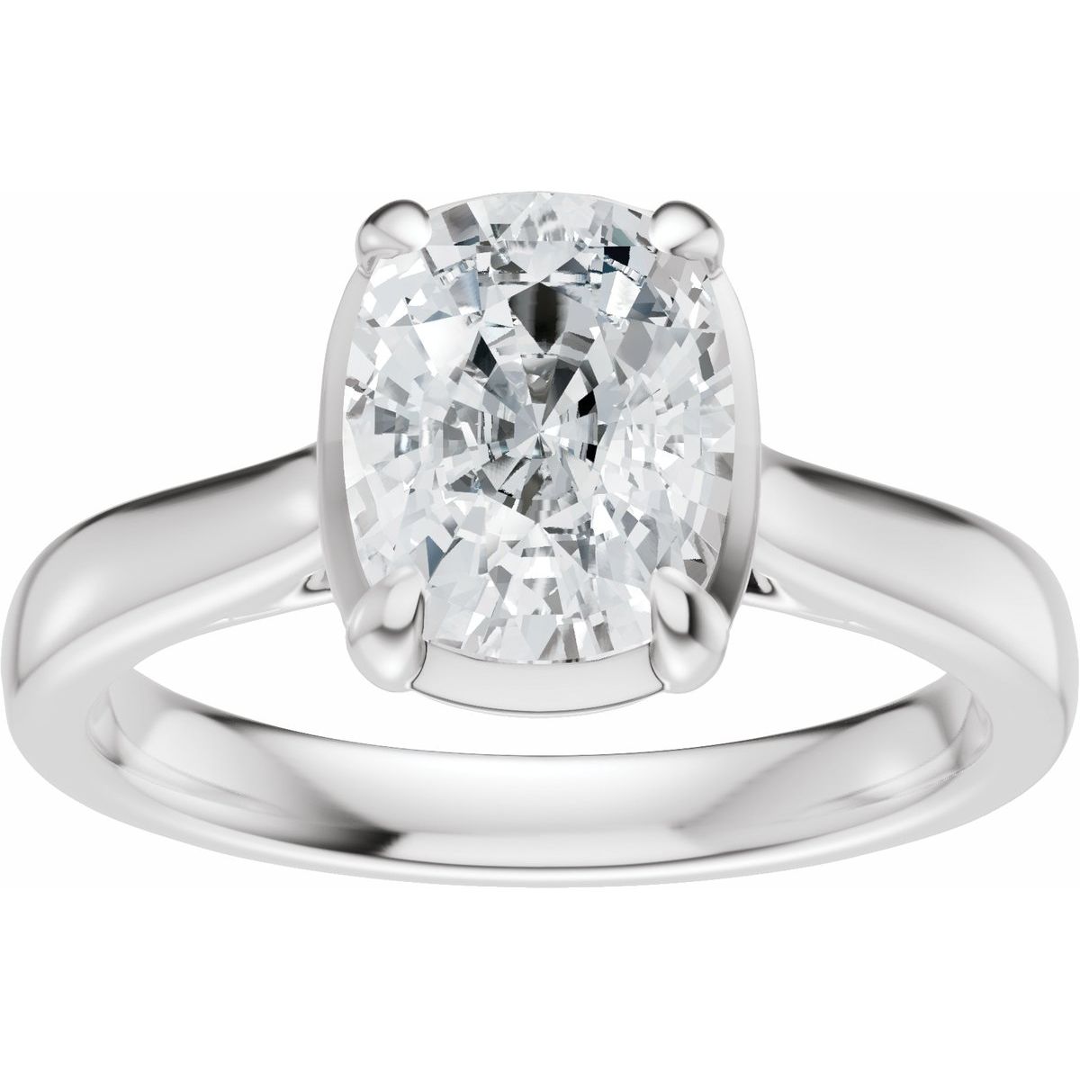 1 1/2 CTW Lab-Grown Diamond Engagement Ring in 14k white gold