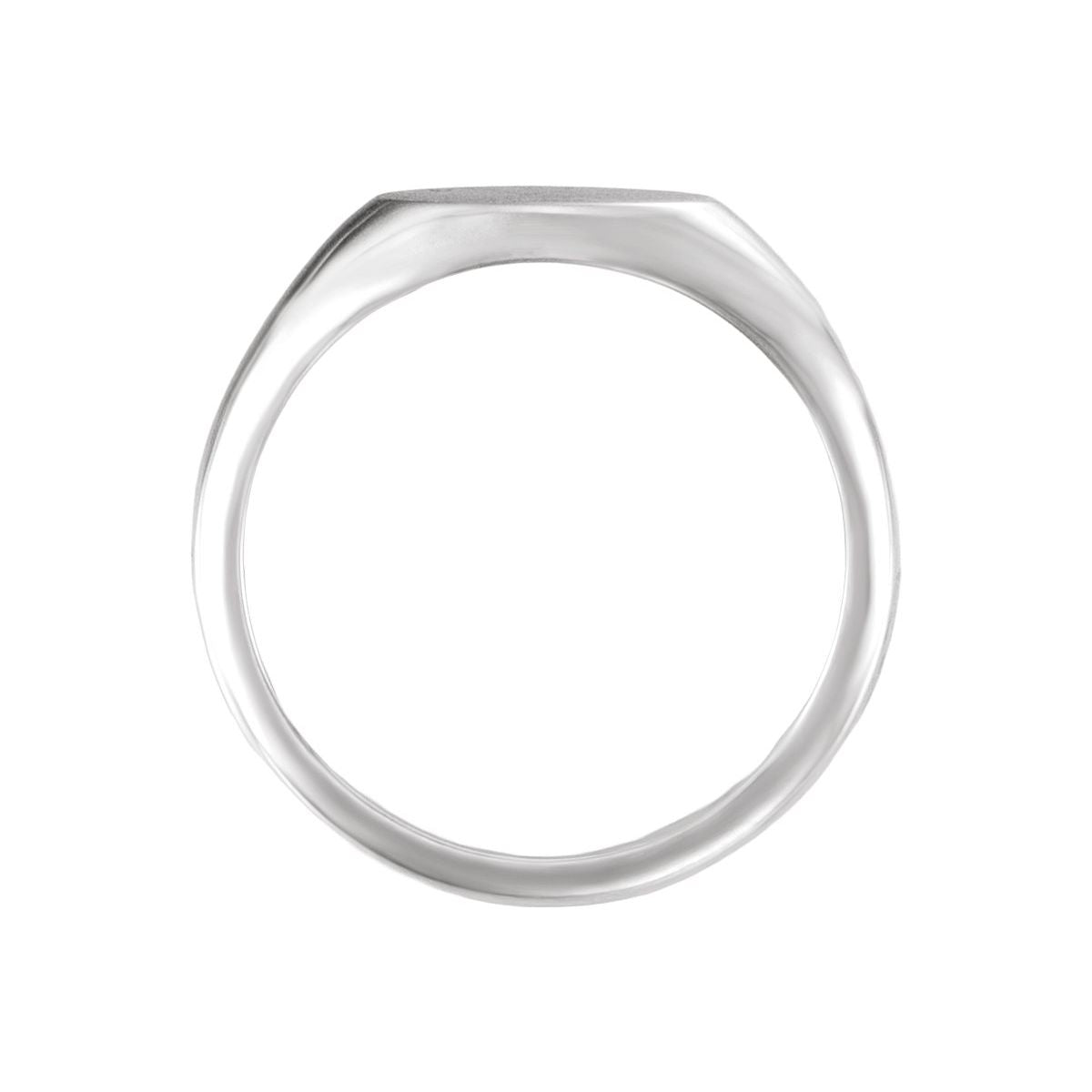 10x7 mm Oval Signet Ring