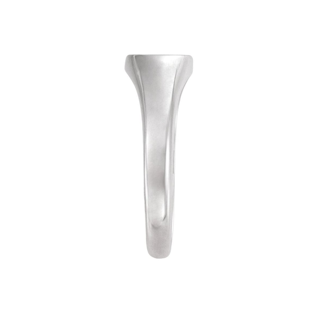 10x7 mm Oval Signet Ring