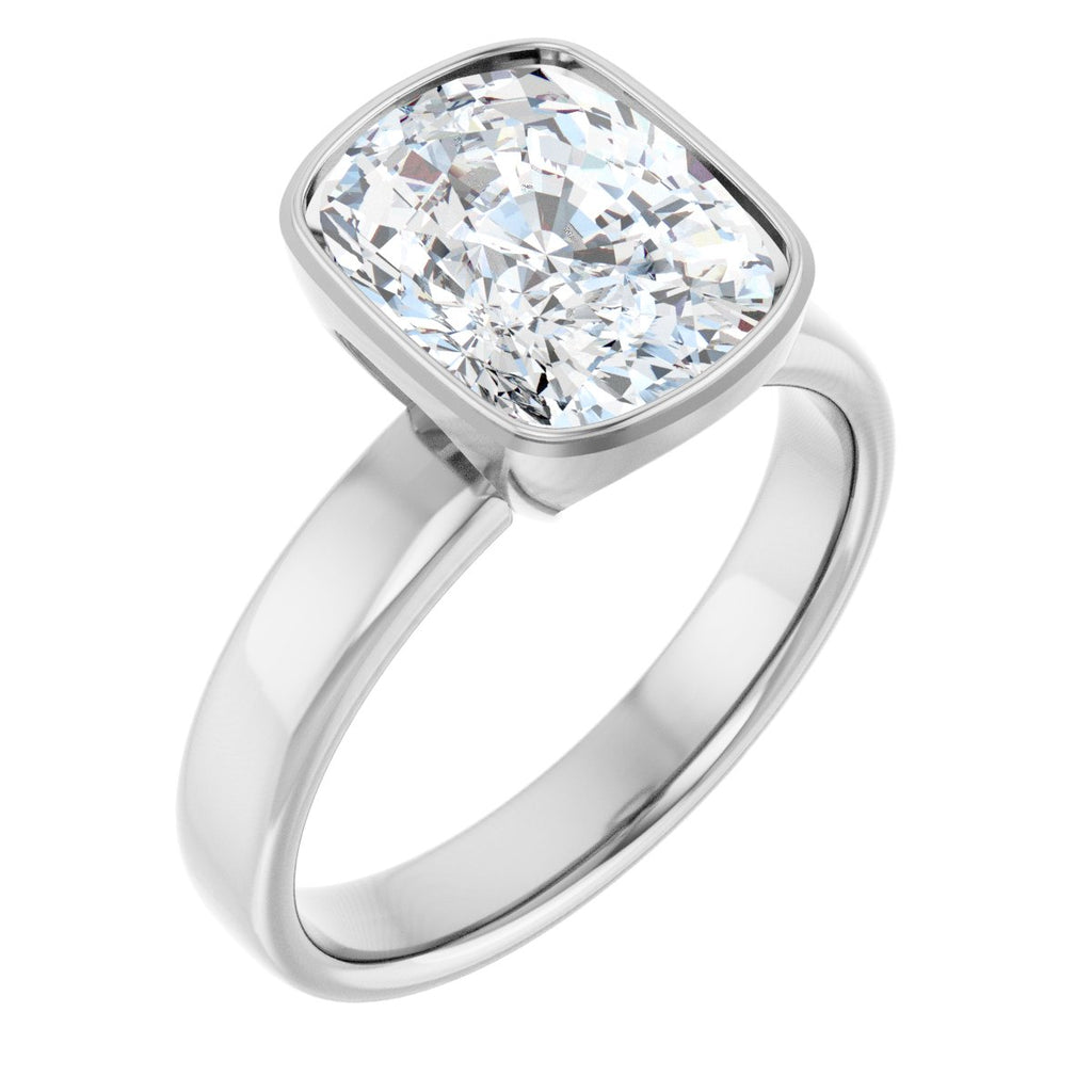 3 3/8 CTW Lab-Grown Diamond Engagement Ring in 14k white gold