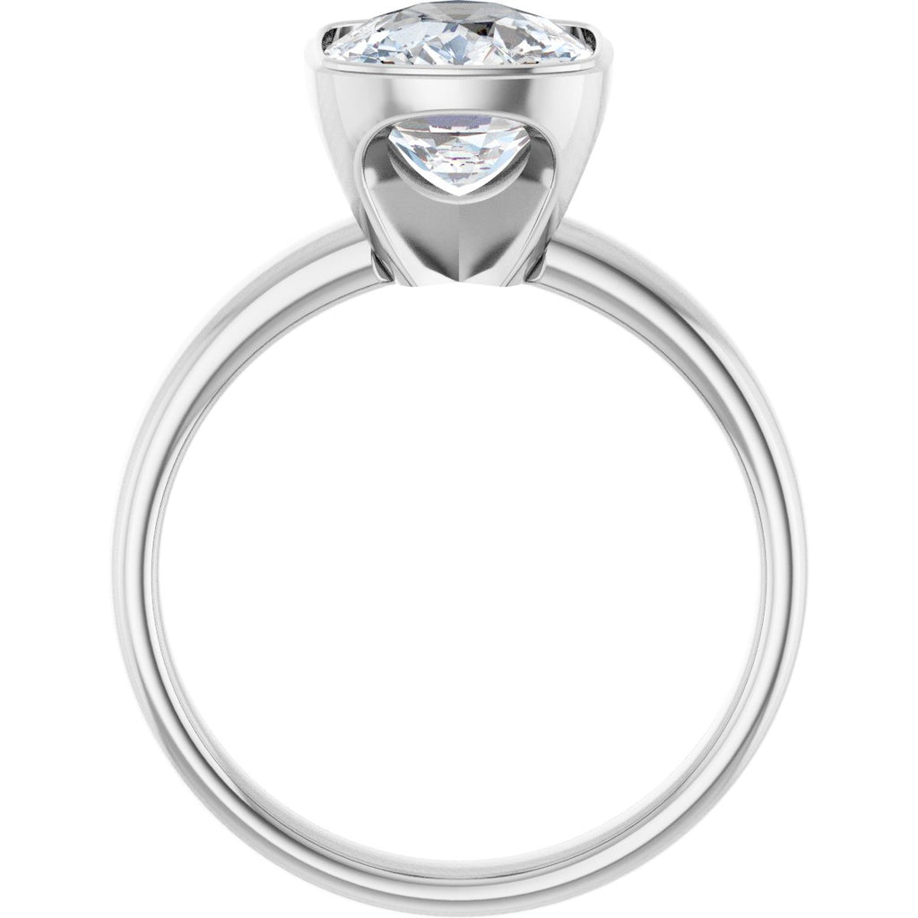 3 3/8 CTW Lab-Grown Diamond Engagement Ring in 14k white gold