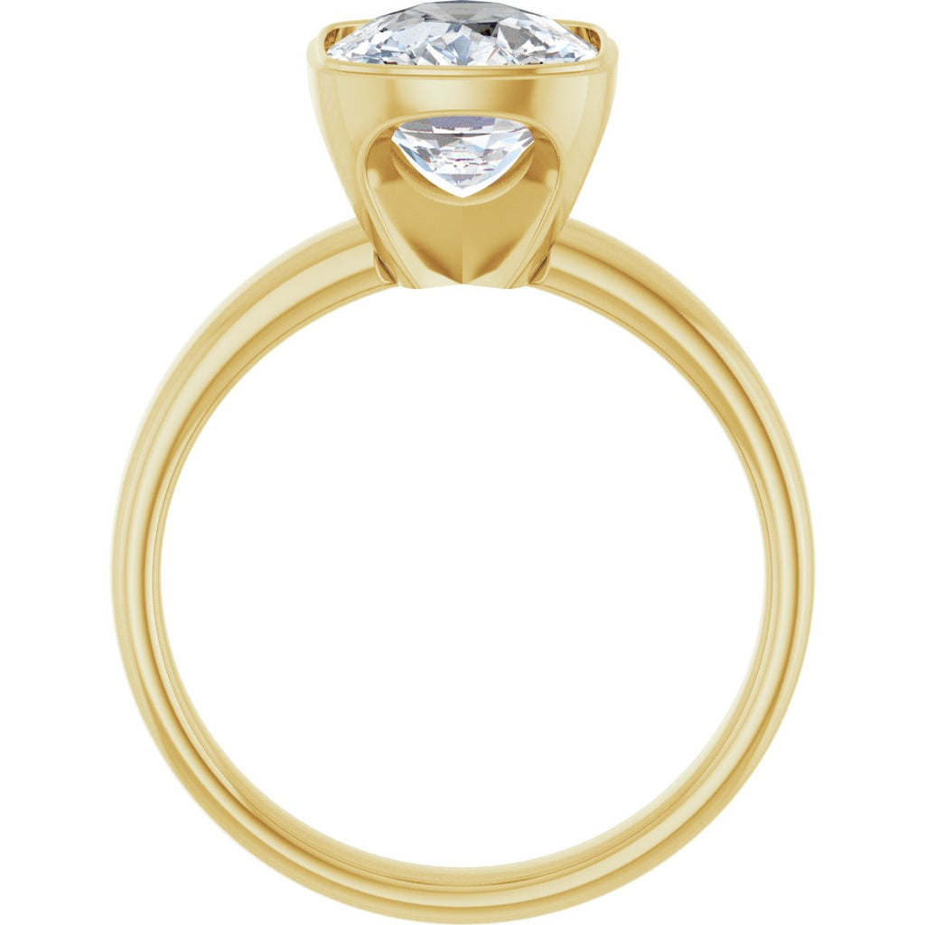 3 3/8 CTW Lab-Grown Diamond Engagement Ring in 14k yellow gold