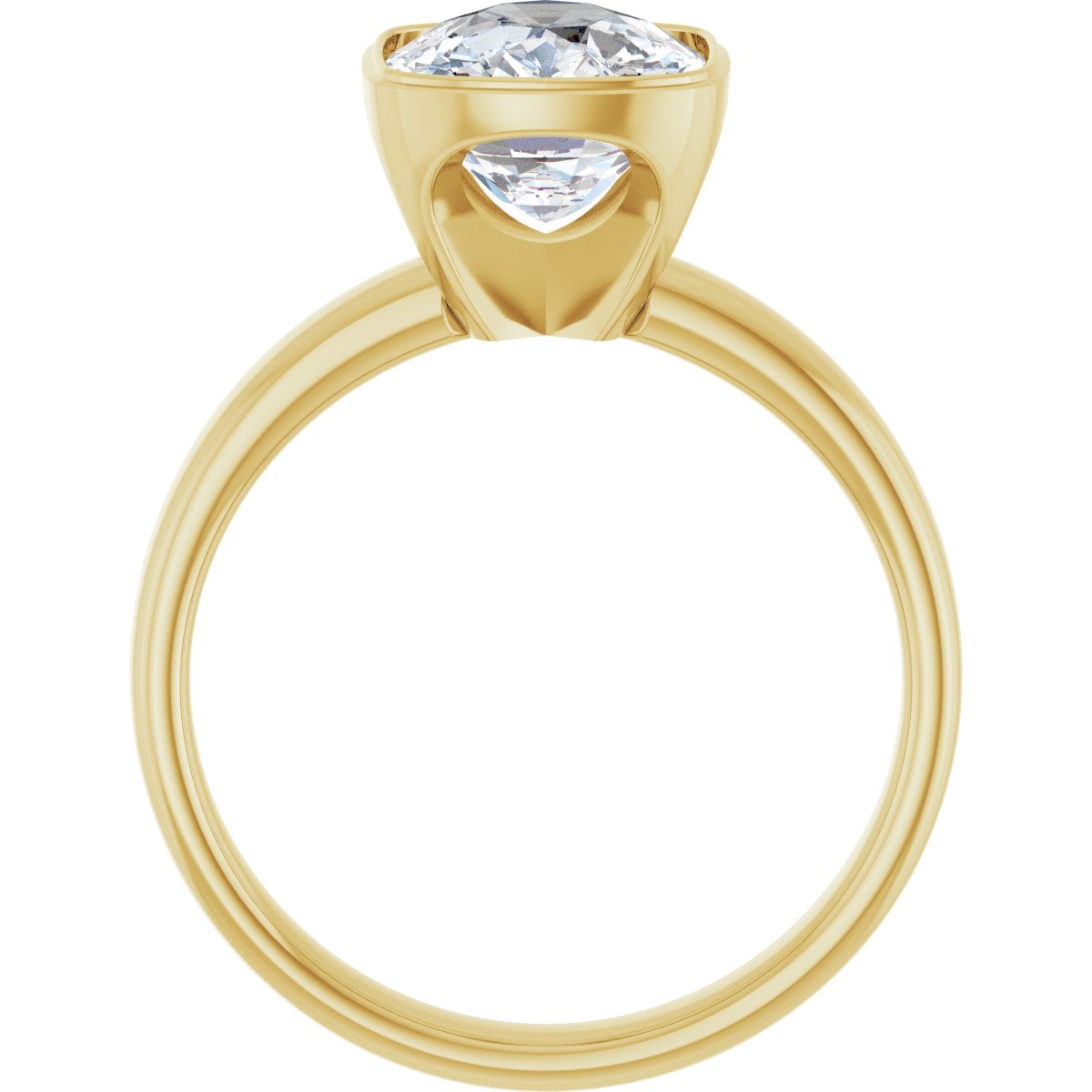 3 3/8 CTW Lab-Grown Diamond Engagement Ring in 14k yellow gold
