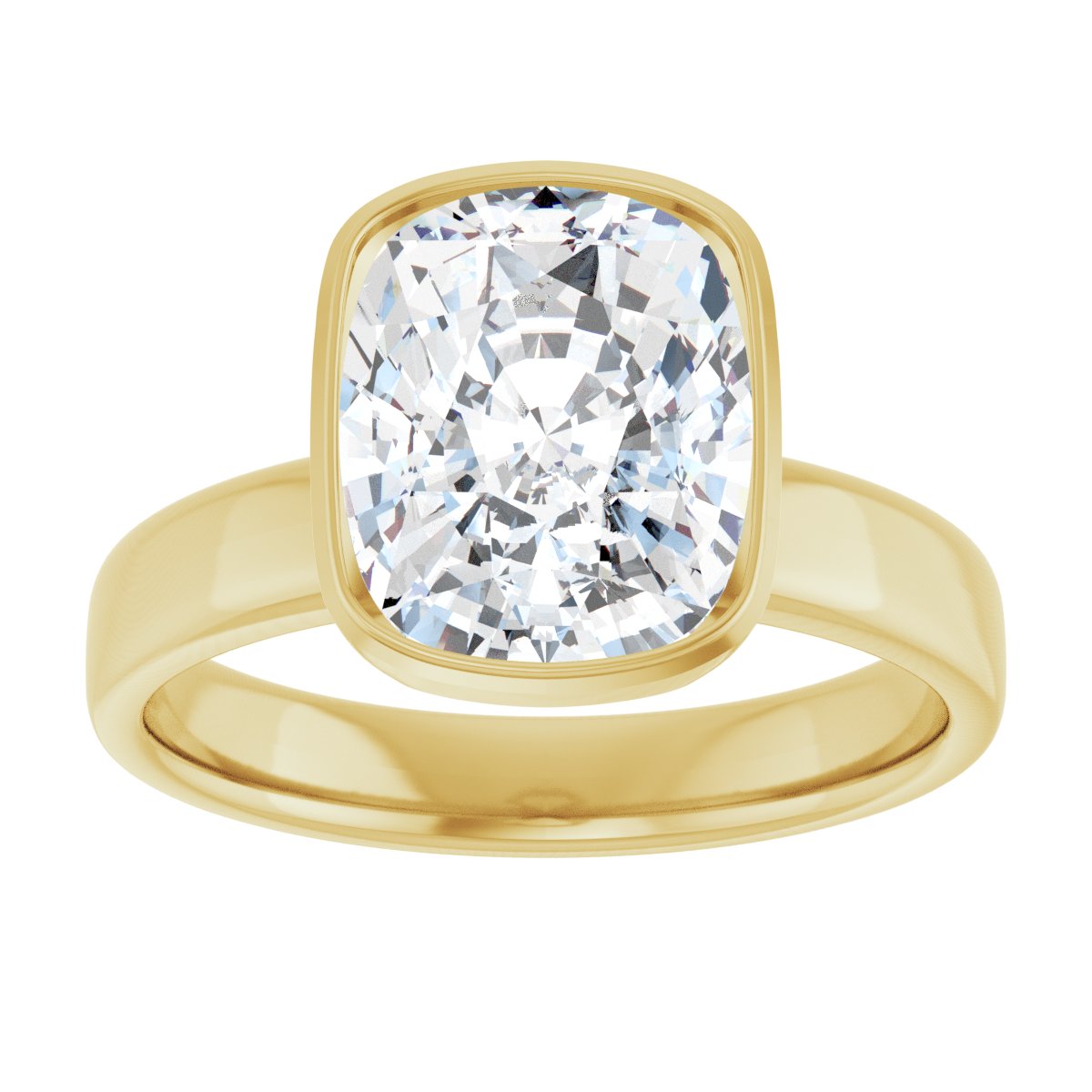 3 3/8 CTW Lab-Grown Diamond Engagement Ring in 14k yellow gold