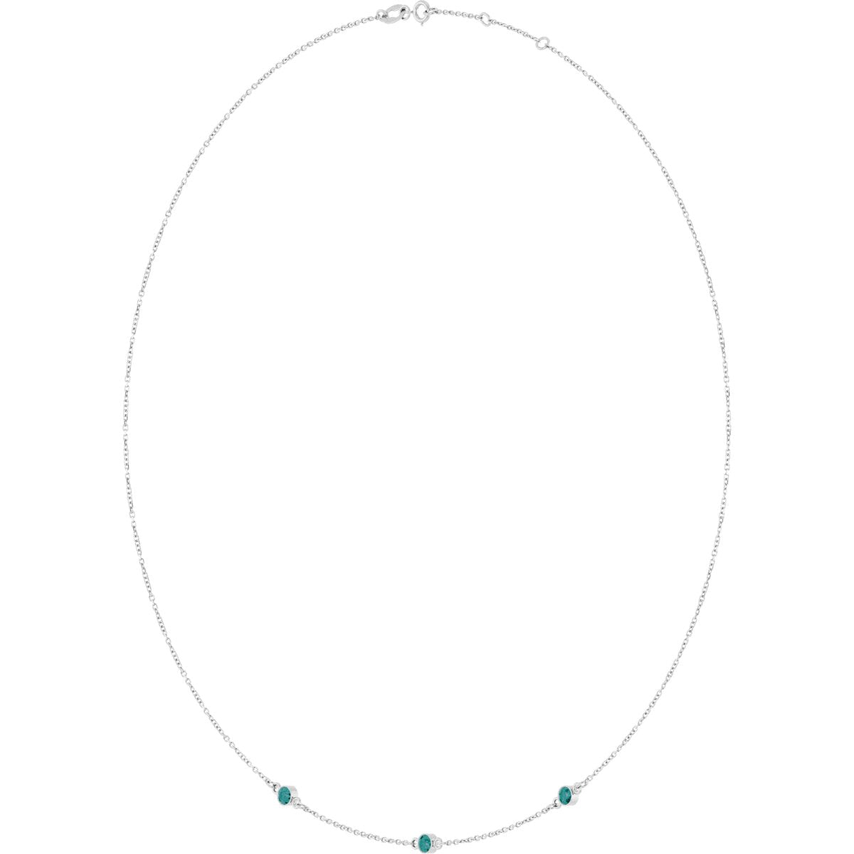 Natural Alexandrite 3-Station Necklace