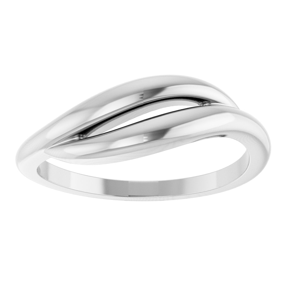 Freeform Ring in 14k white gold