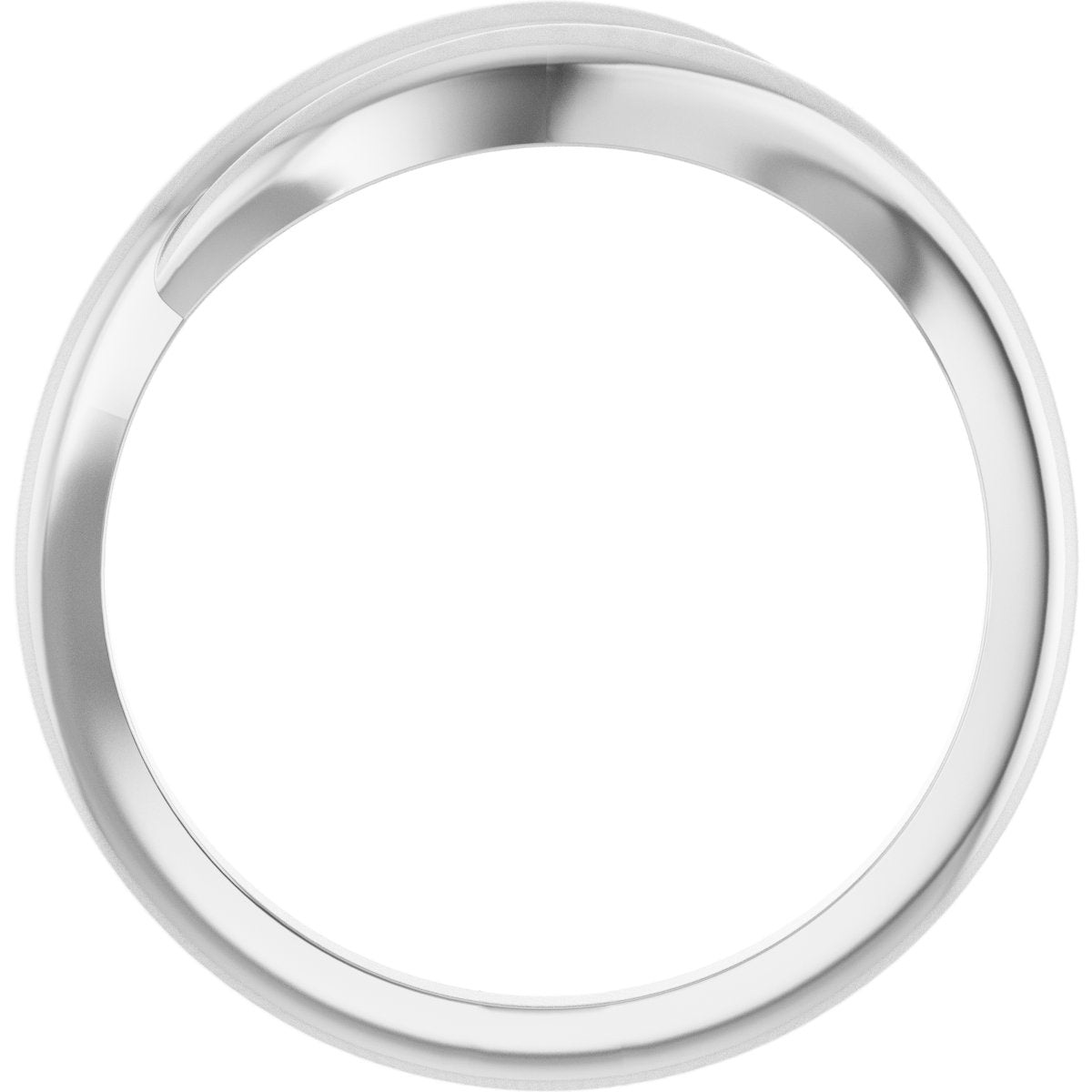 Freeform Ring in 14k white gold