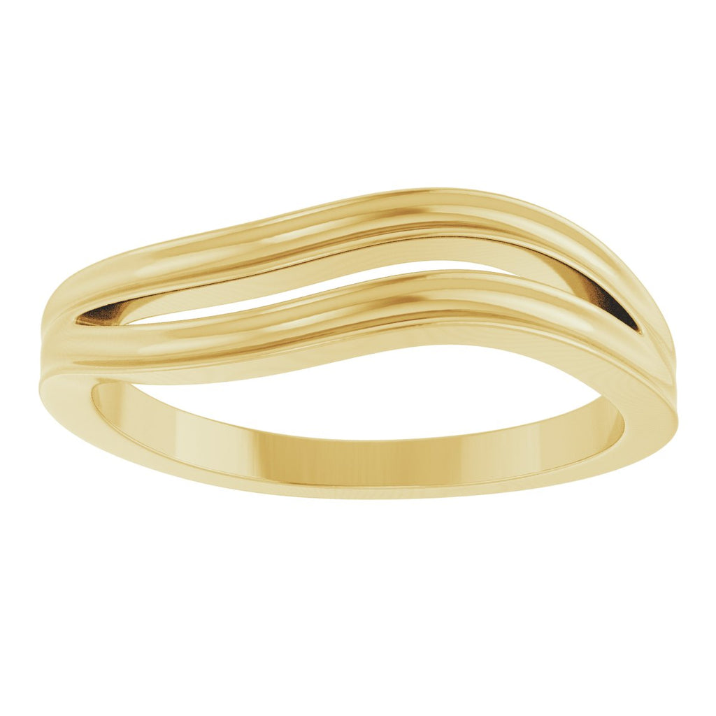 Freeform Ring in 14k yellow gold