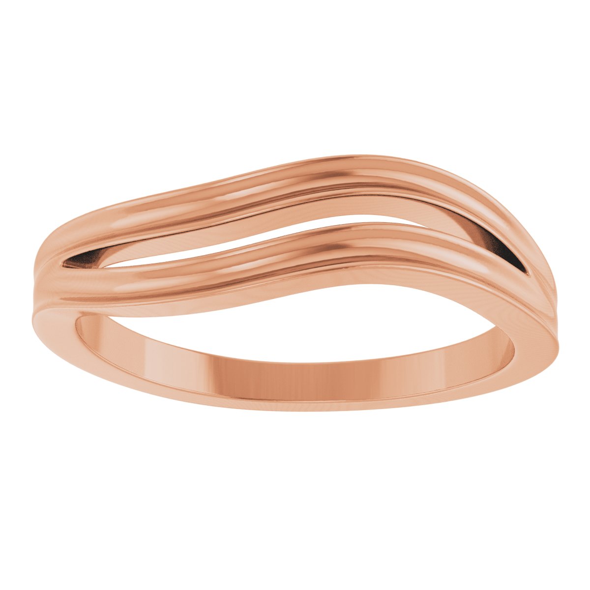 Freeform Ring in 14k rose gold