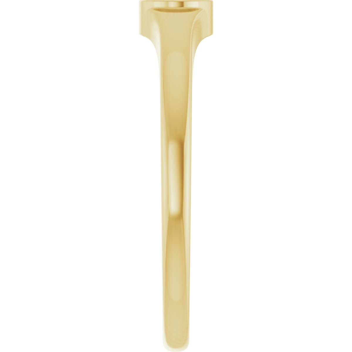 .005 CT Lab-Grown Diamond Evil Eye Ring in 14k yellow gold