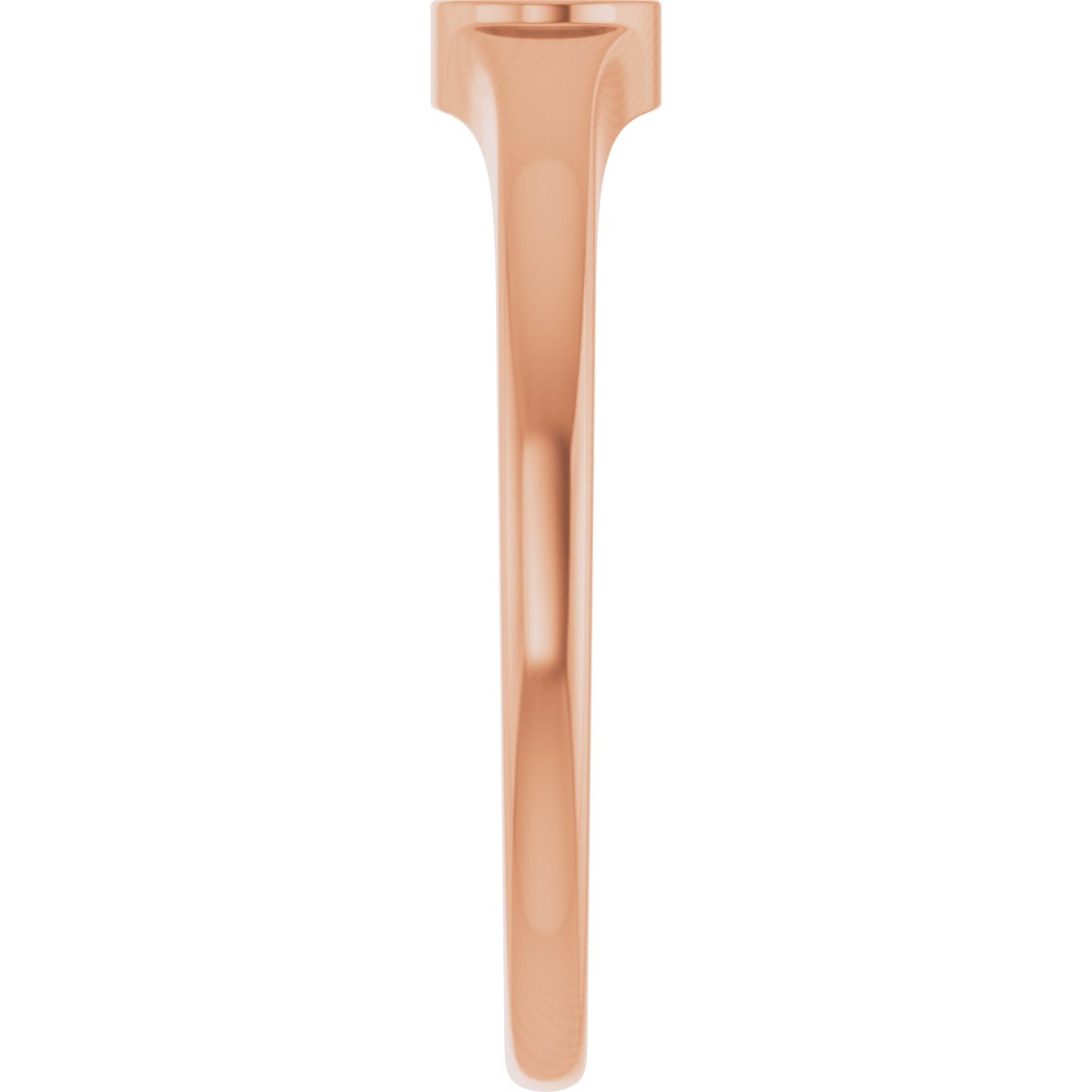 .005 CT Lab-Grown Diamond Evil Eye Ring in 14k rose gold