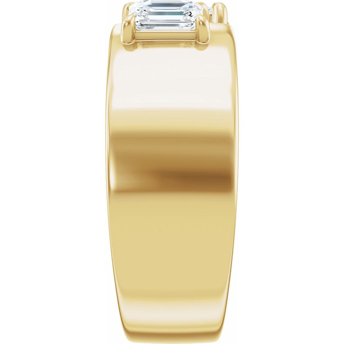 1 1/3 CTW Lab-Grown Diamond Two-Stone Engagement Ring in 14k yellow gold