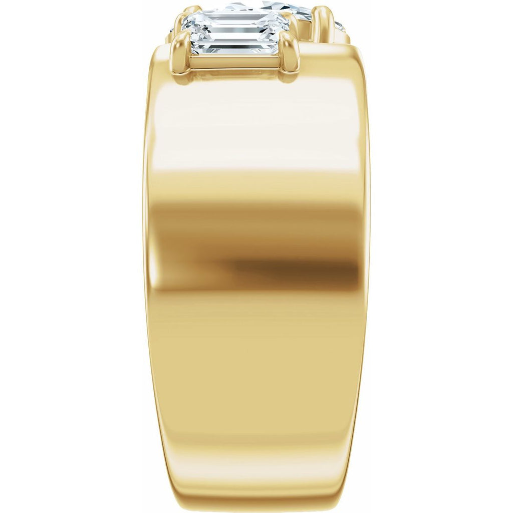 1 1/4 CTW Lab-Grown Diamond Two-Stone Engagement Ring in 14k yellow gold
