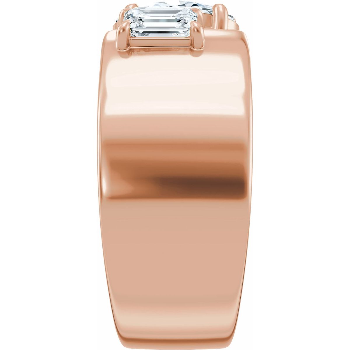 1 1/4 CTW Lab-Grown Diamond Two-Stone Engagement Ring in 14k rose gold