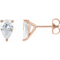 1 1/5 CTW Lab-Grown Diamond Cocktail-Style Earrings in 14k rose gold