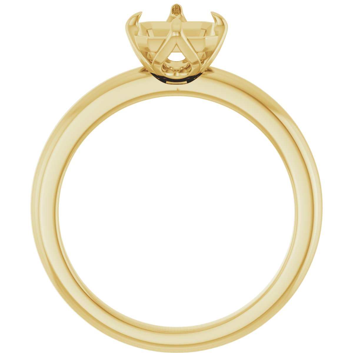 2 CT Lab-Grown Diamond Engagement Ring in 14k yellow gold