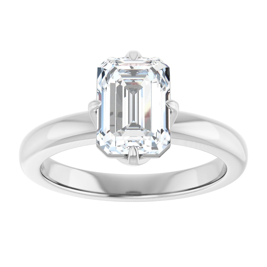 2 CT Lab-Grown Diamond Engagement Ring in 14k white gold