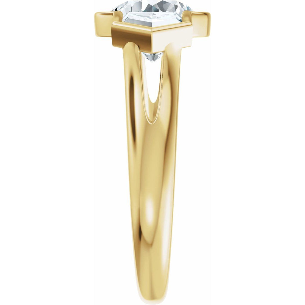 2 5/8 CTW Lab-Grown Diamond Engagement Ring in 14k yellow gold