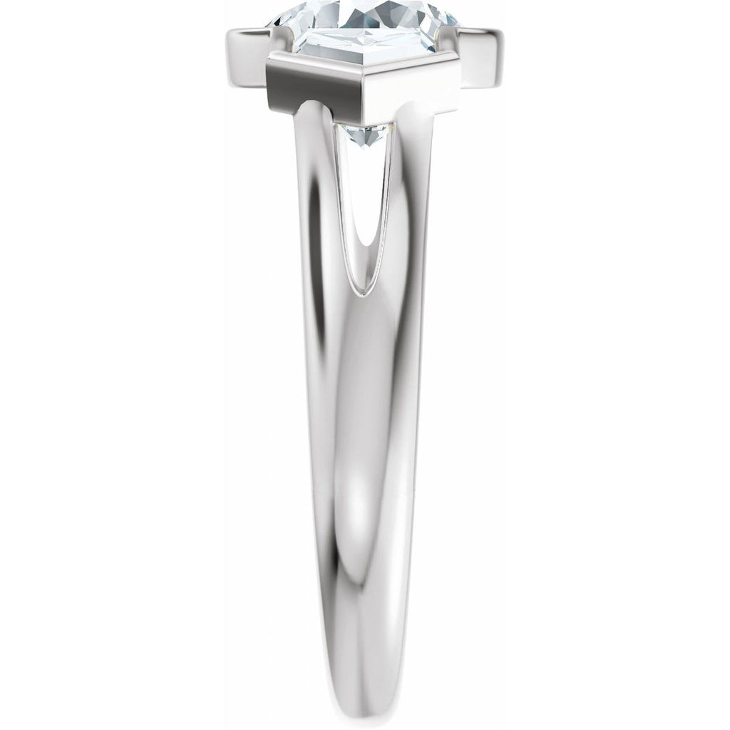 2 5/8 CTW Lab-Grown Diamond Engagement Ring in 14k white gold
