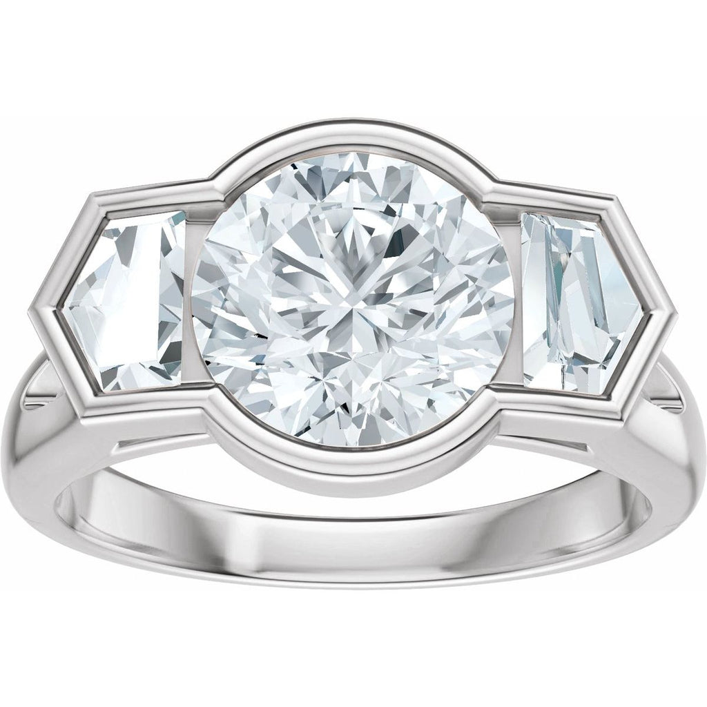 2 5/8 CTW Lab-Grown Diamond Engagement Ring in 14k white gold