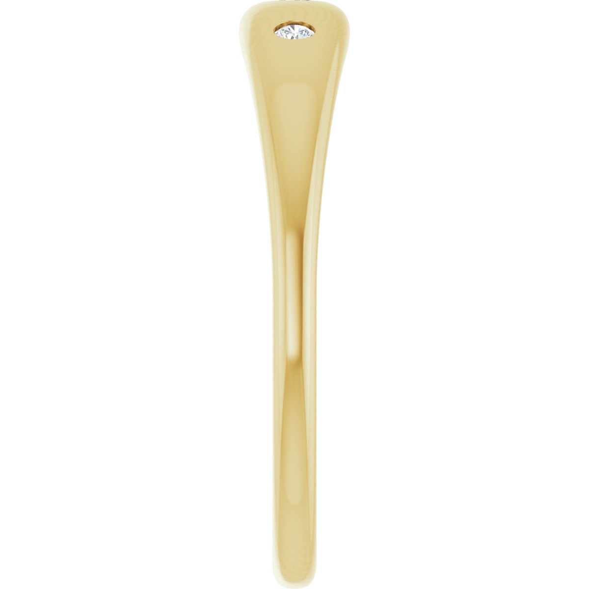 .07 CTW Lab-Grown Diamond Ring in 14k yellow gold