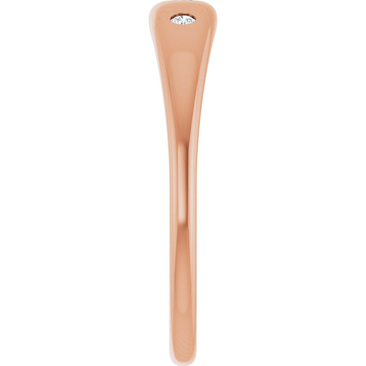 .07 CTW Natural Diamond Ring in 14k rose gold