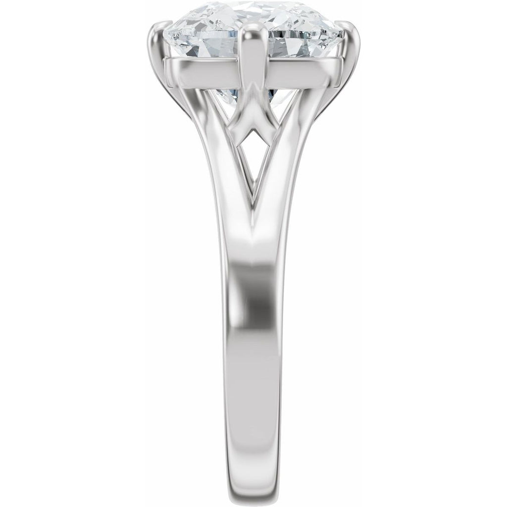 3 CTW Lab-Grown Diamond Engagement Ring in 14k white gold