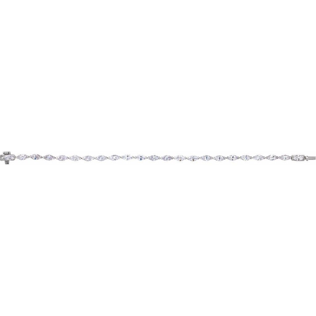 5 3/4 CTW Lab-Grown Diamond Line Bracelet in 14k white gold