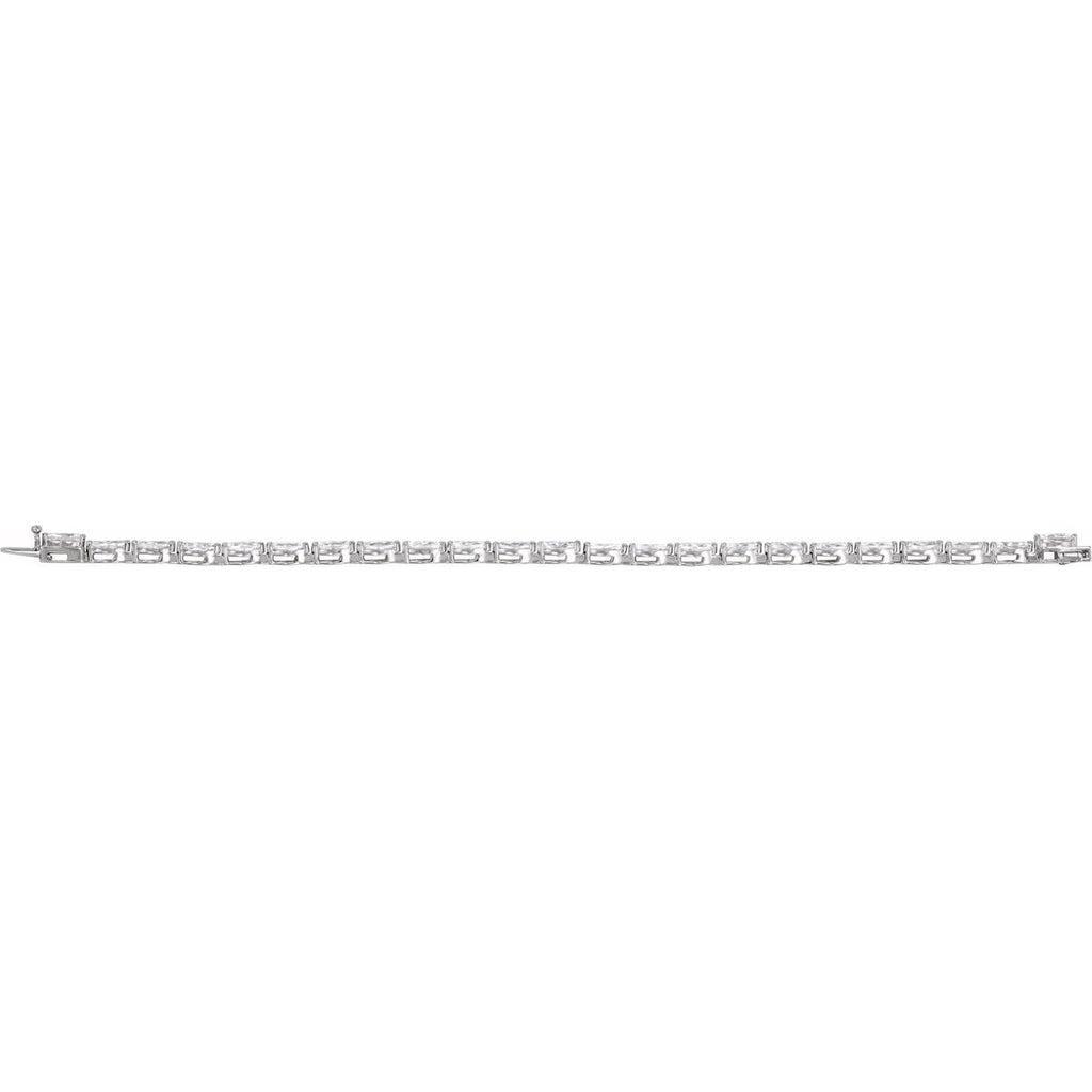 5 3/4 CTW Lab-Grown Diamond Line Bracelet in 14k white gold