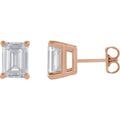3 1/2 CTW Lab-Grown Diamond Stud Earrings in 14k rose gold