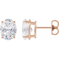 5 CTW Lab-Grown Diamond Earrings in 14k rose gold