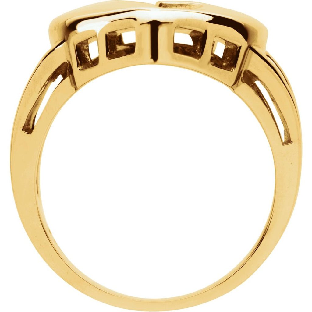 Engravable Family Heart Ring