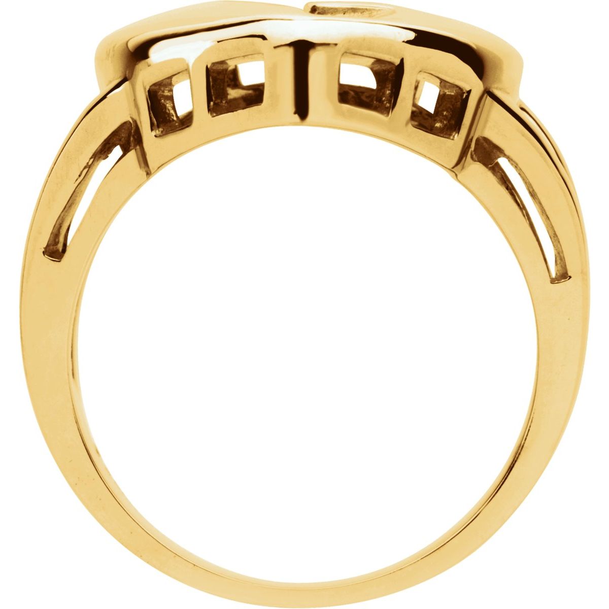 Engravable Family Heart Ring