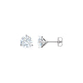 4 CTW Lab-Grown Diamond Earrings in 14k white gold