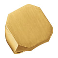 22x20 mm Octagon Signet Ring in 14k yellow gold