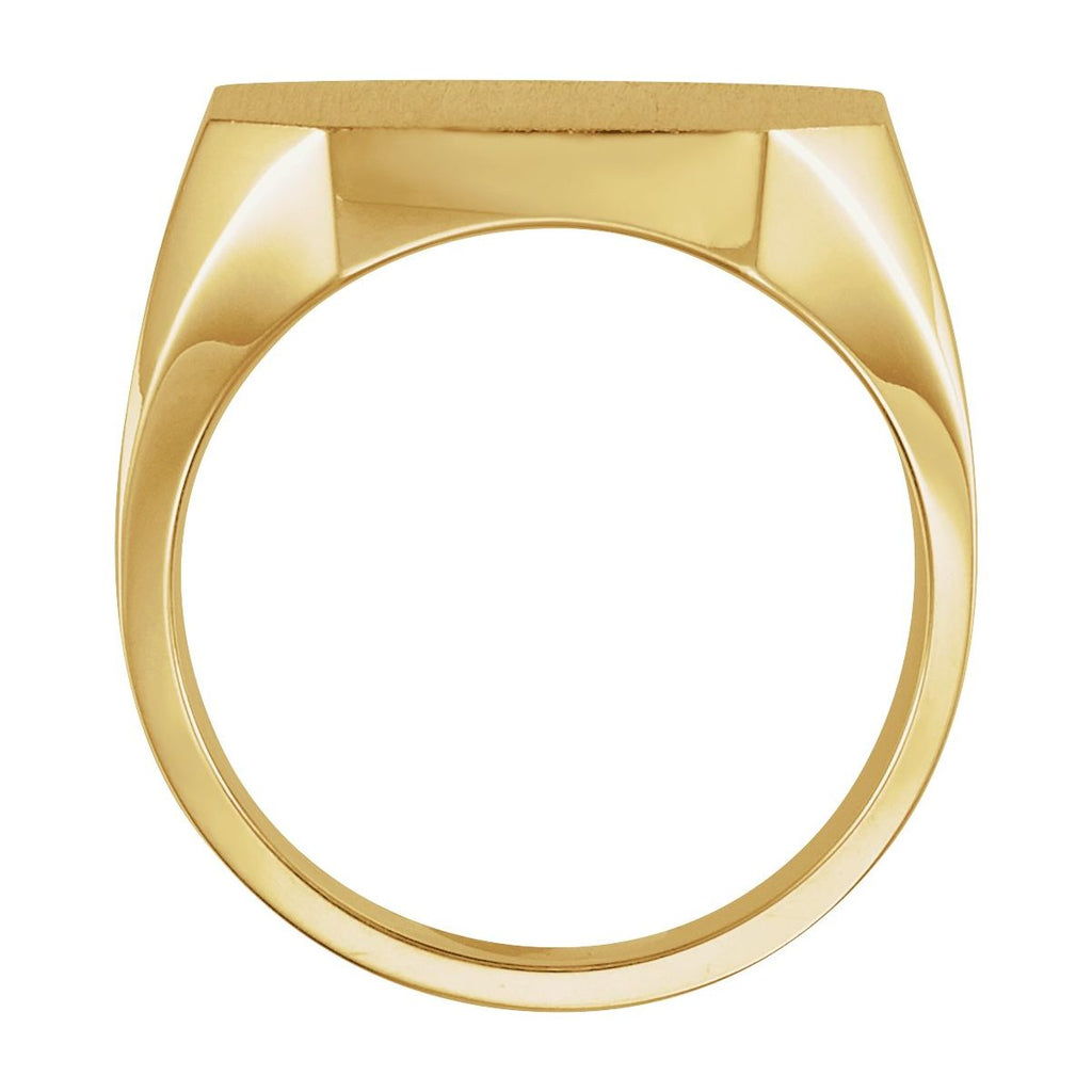 20x18 mm Octagon Signet Ring