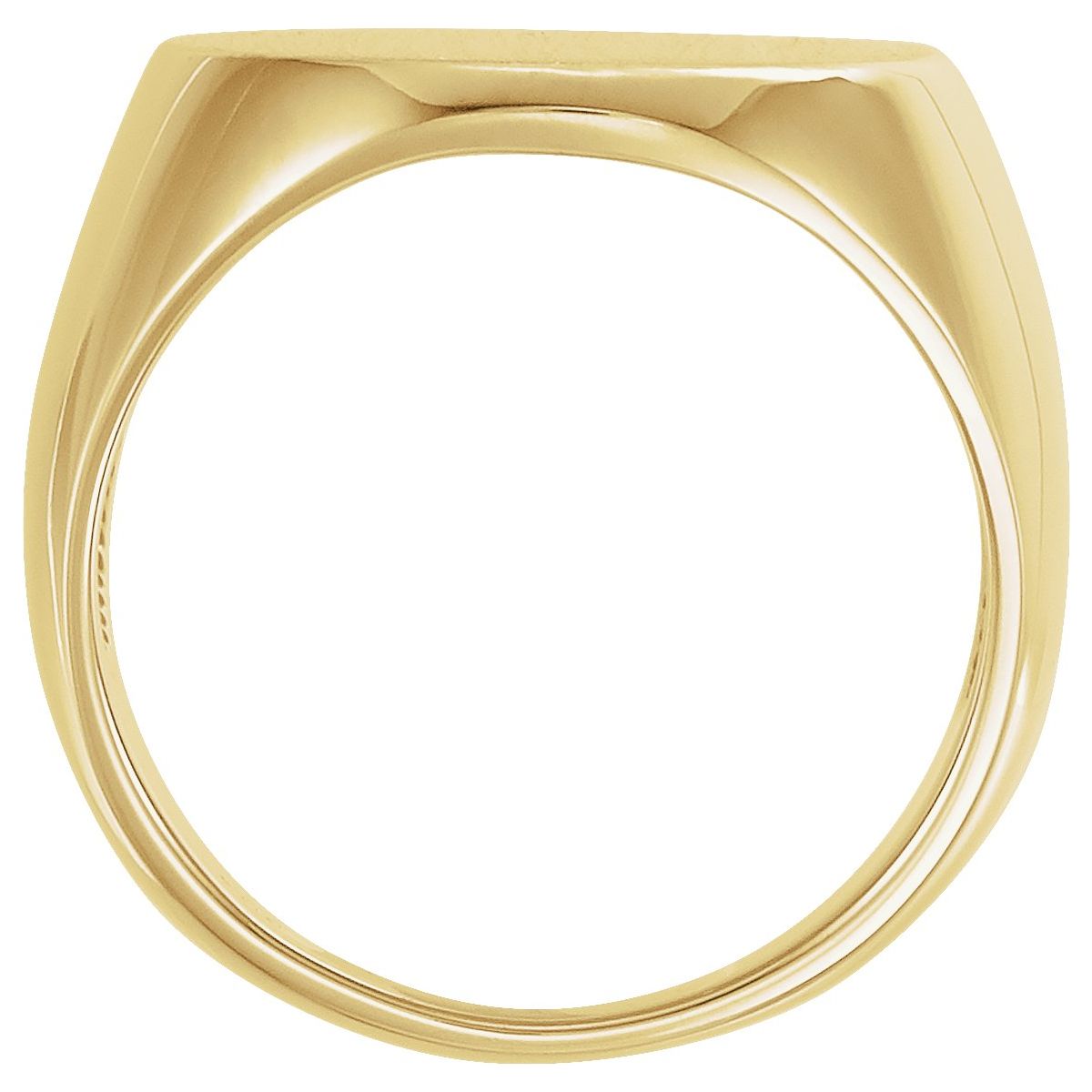 27x19 mm Oval Signet Ring