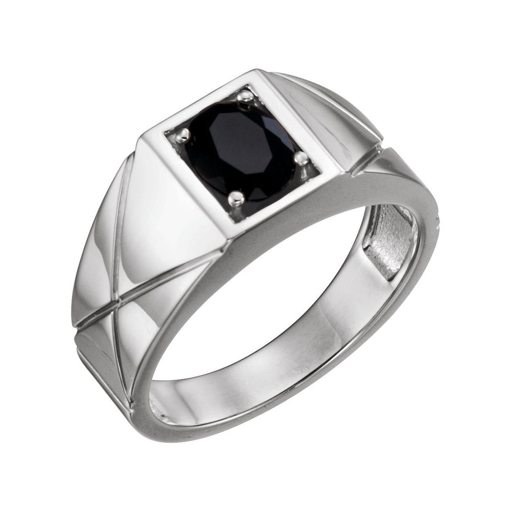 Natural Black Onyx Ring