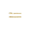 4 mm Rope Chain in 14k yellow gold