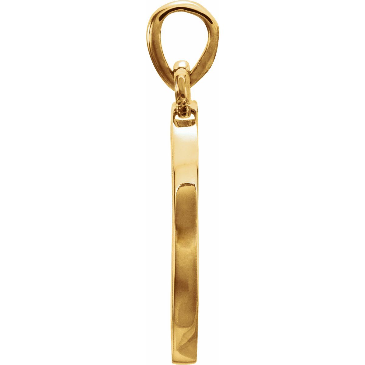 1/5 CTW Natural Diamond Engravable 16-18" Necklace in 14k yellow gold