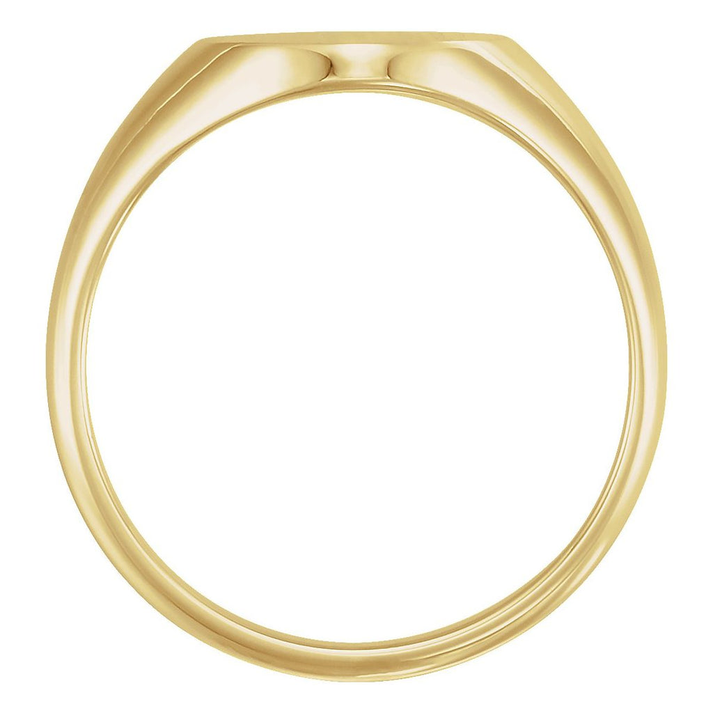 Men's Oval Signet Ring