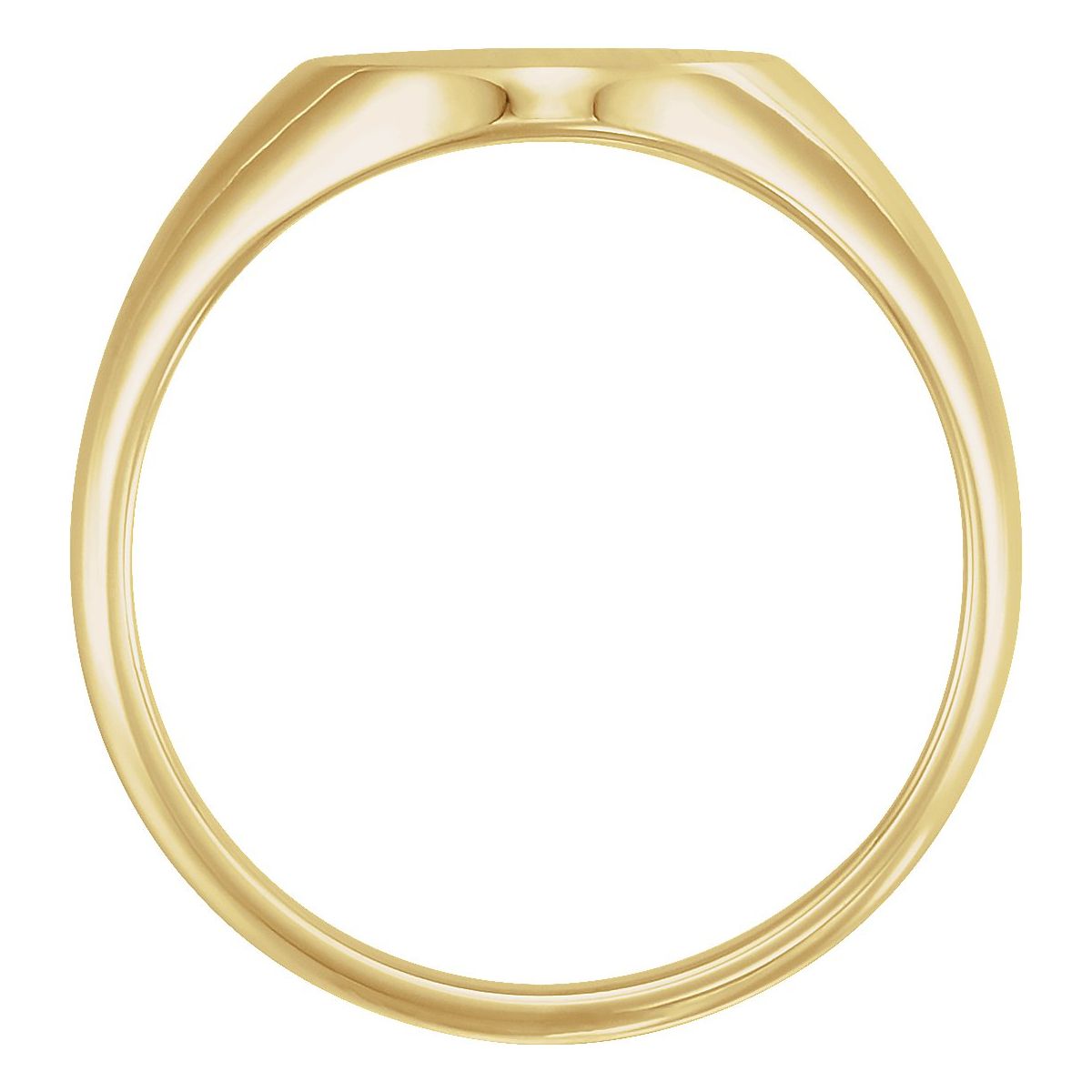 Men's Oval Signet Ring