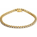 3 1/2 CTW Lab-Grown Diamond Line Bracelet in 14k yellow gold