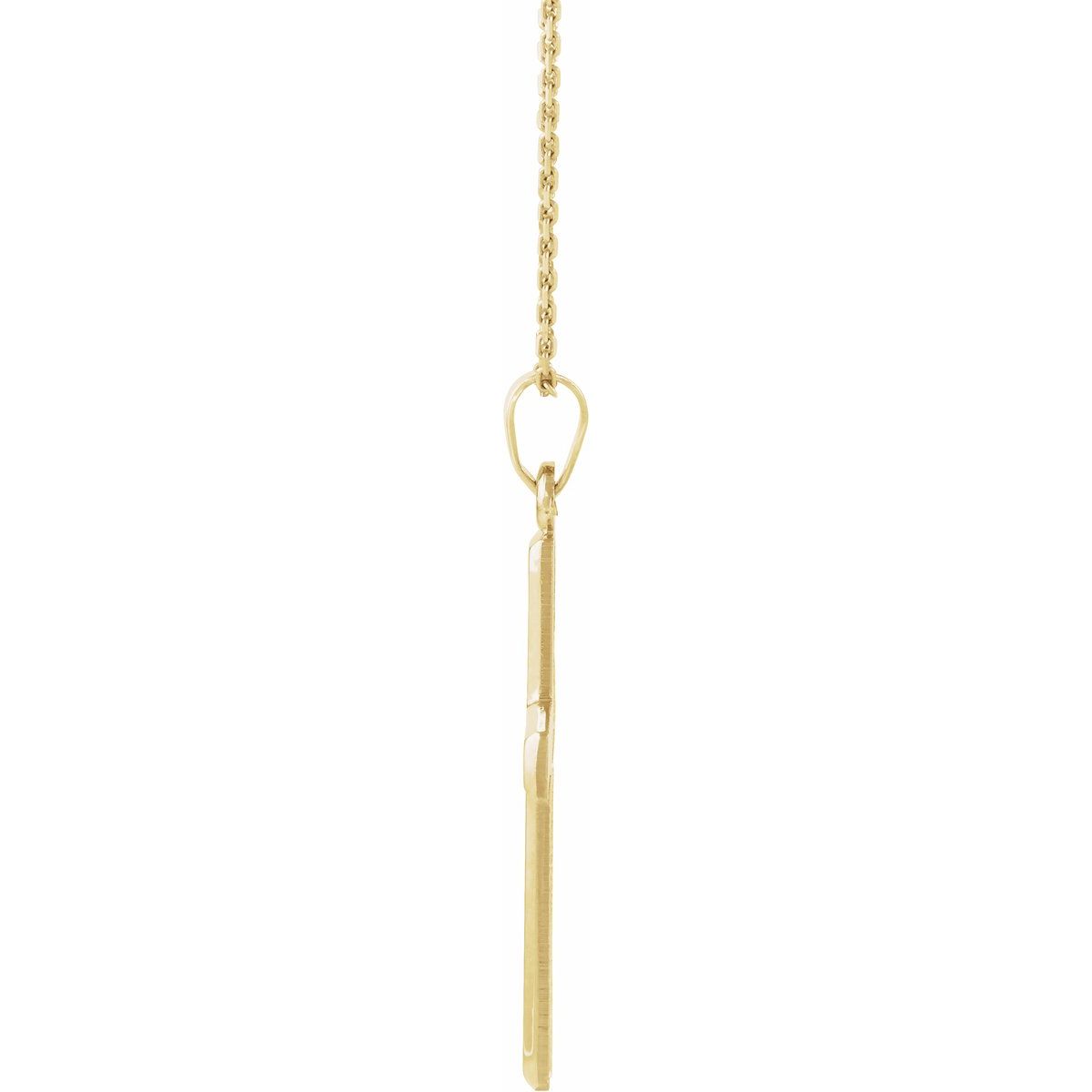 Cross Necklace in 14k yellow gold