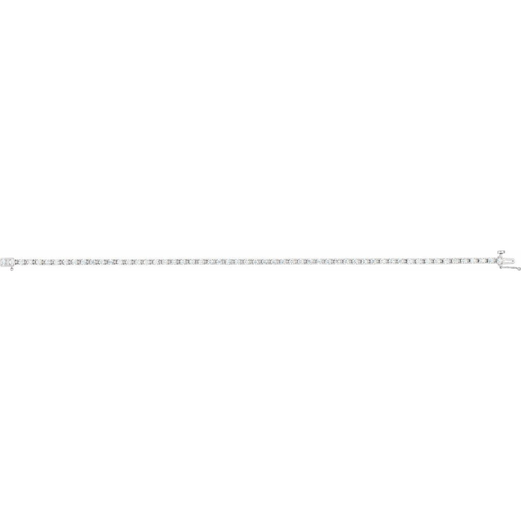 2 1/4 CTW Natural Diamond Line Bracelet in 14k white gold