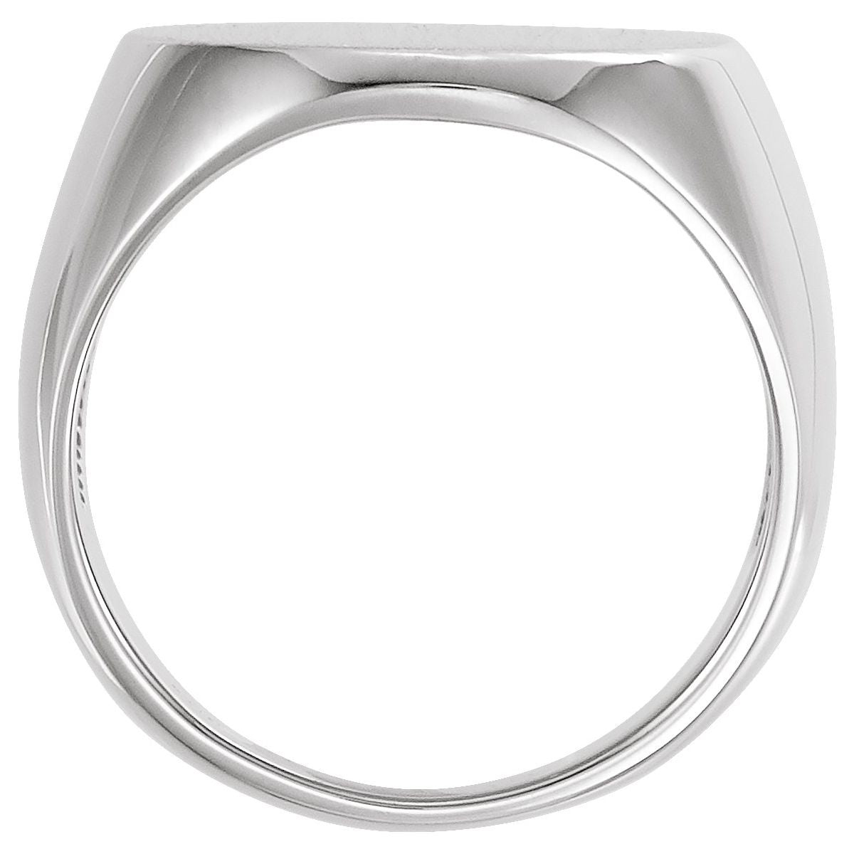 27x19 mm Oval Signet Ring