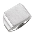 Men's 18 mm Square Signet Ring