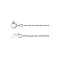 1 mm Adjustable Cable Chain in 14k white gold